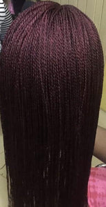 African Micro Braided Custom Made Wig